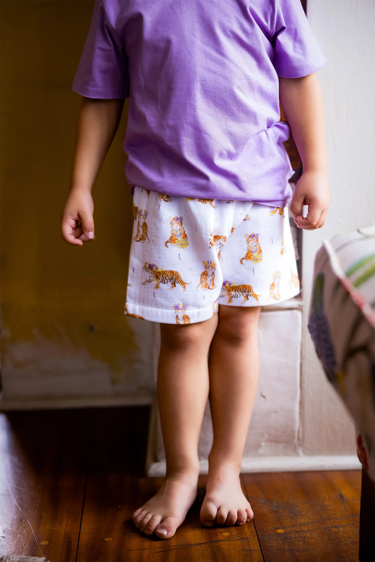 Louisiana Tigers Muslin Shorts