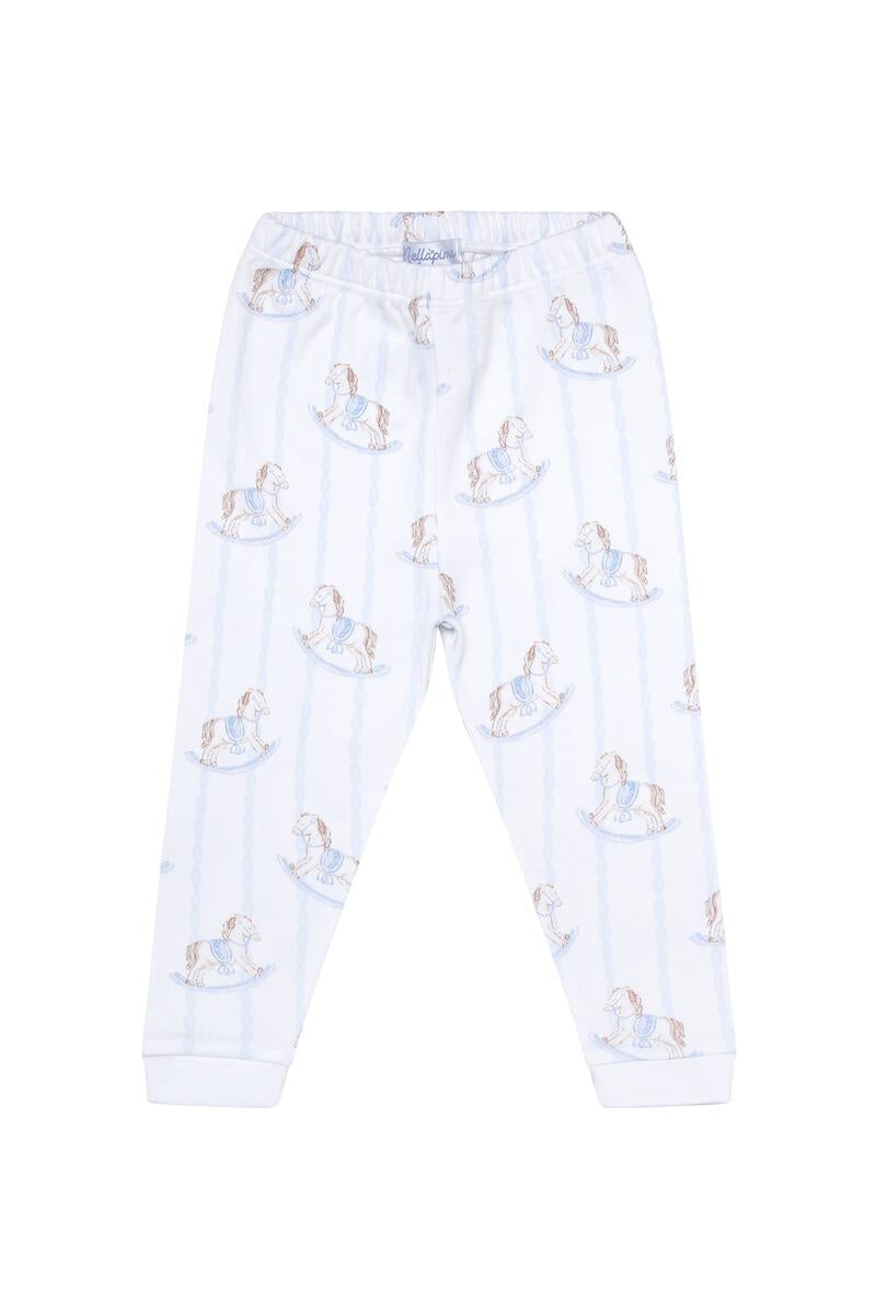Blue Rocking Horse PJ Set
