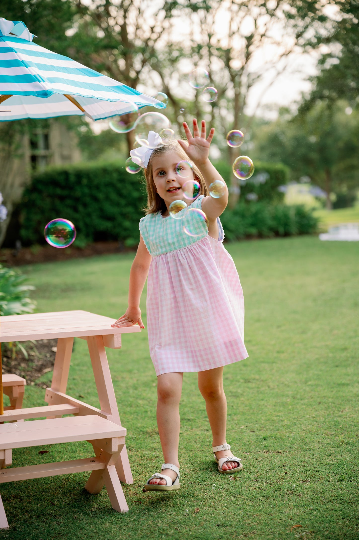 Charming Check Dress