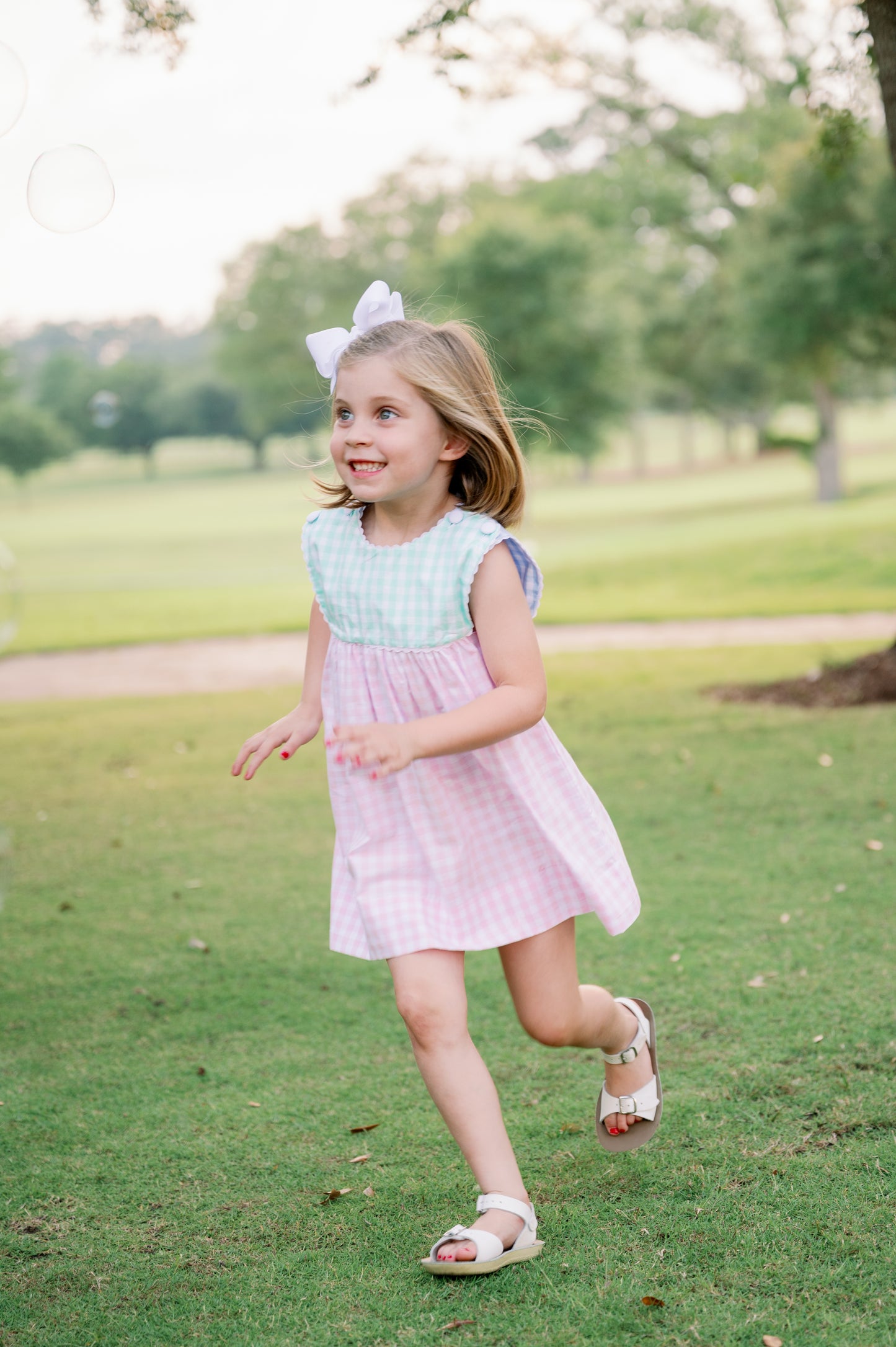 Charming Check Dress