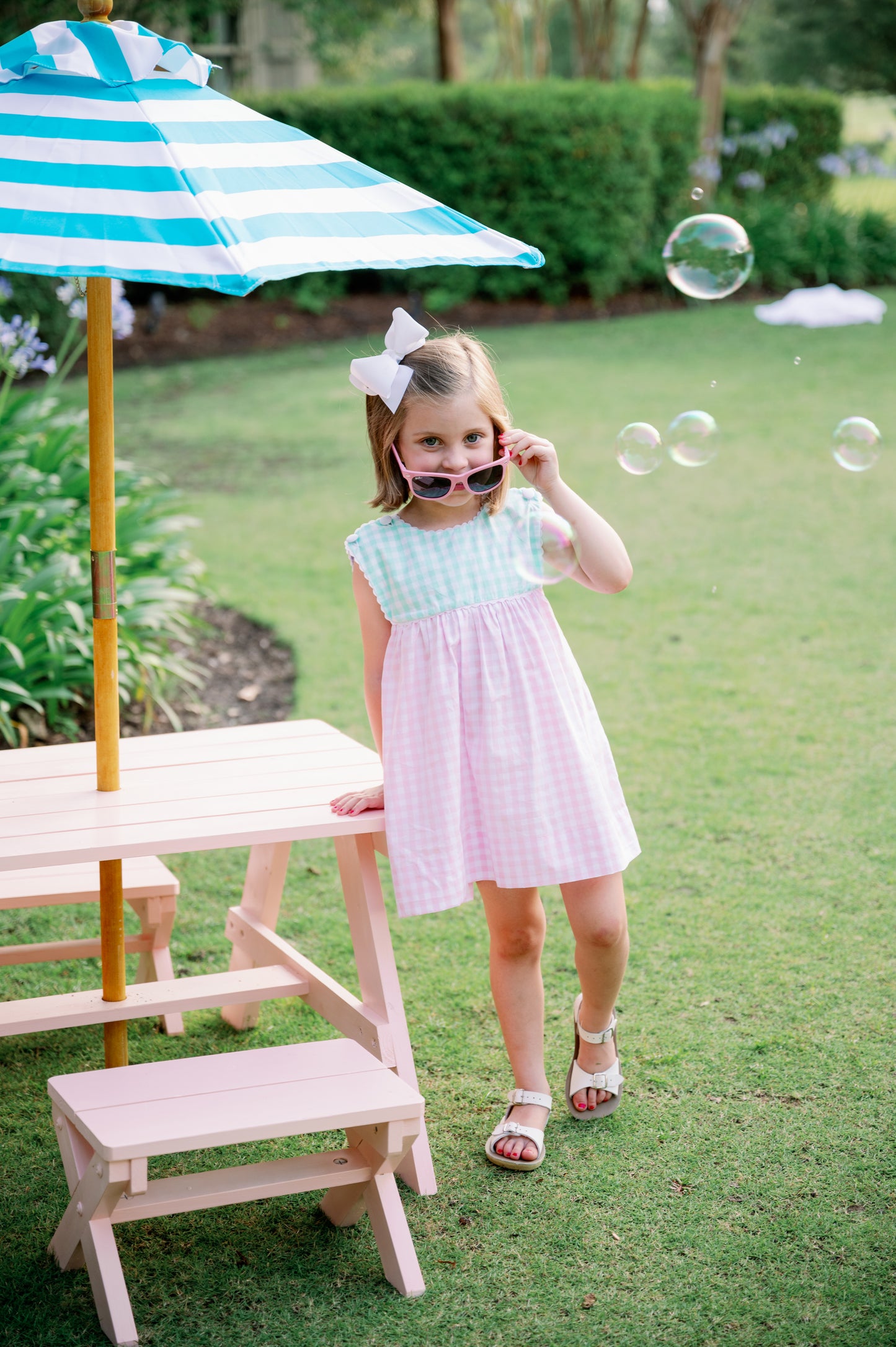 Charming Check Dress