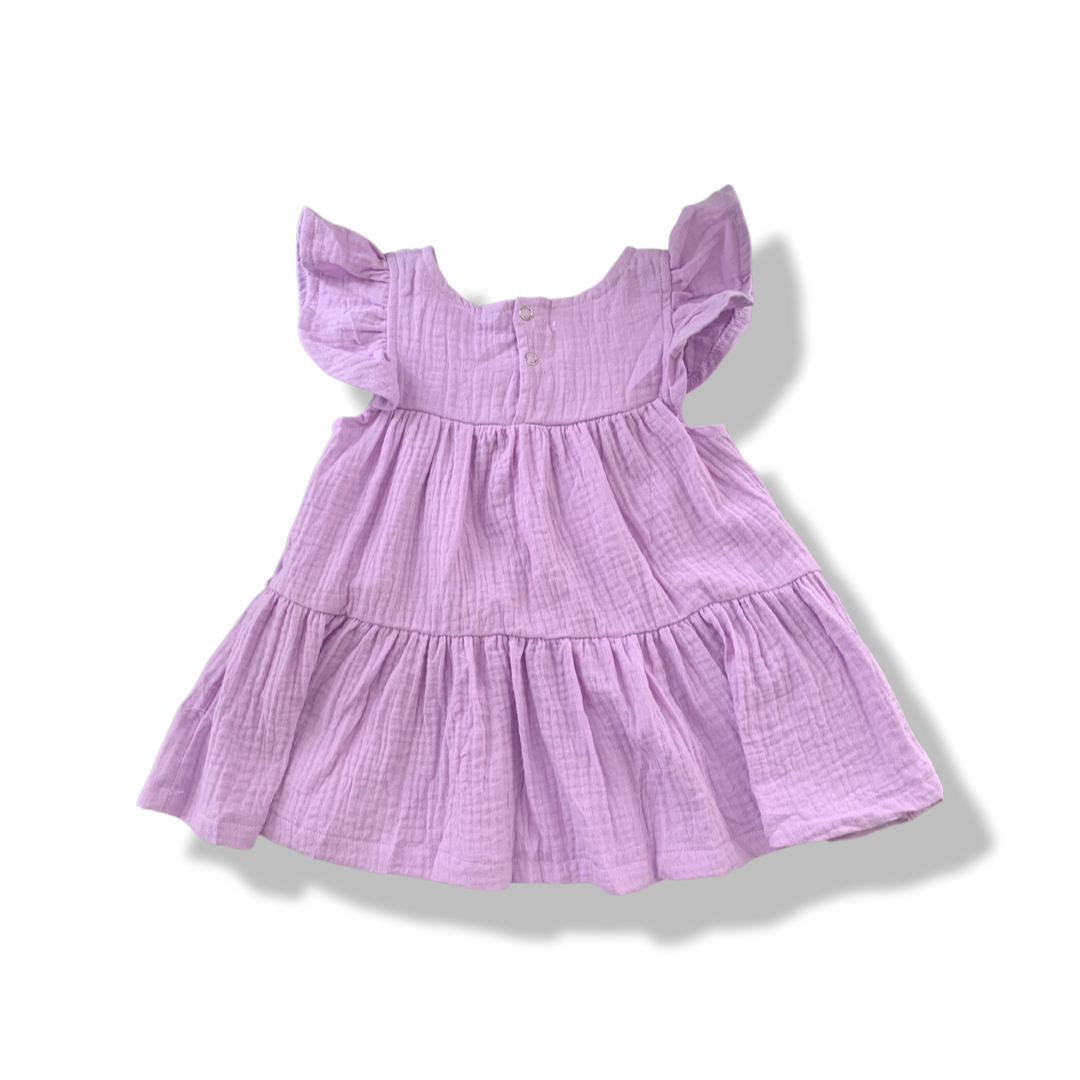 Lavender Muslin Dress