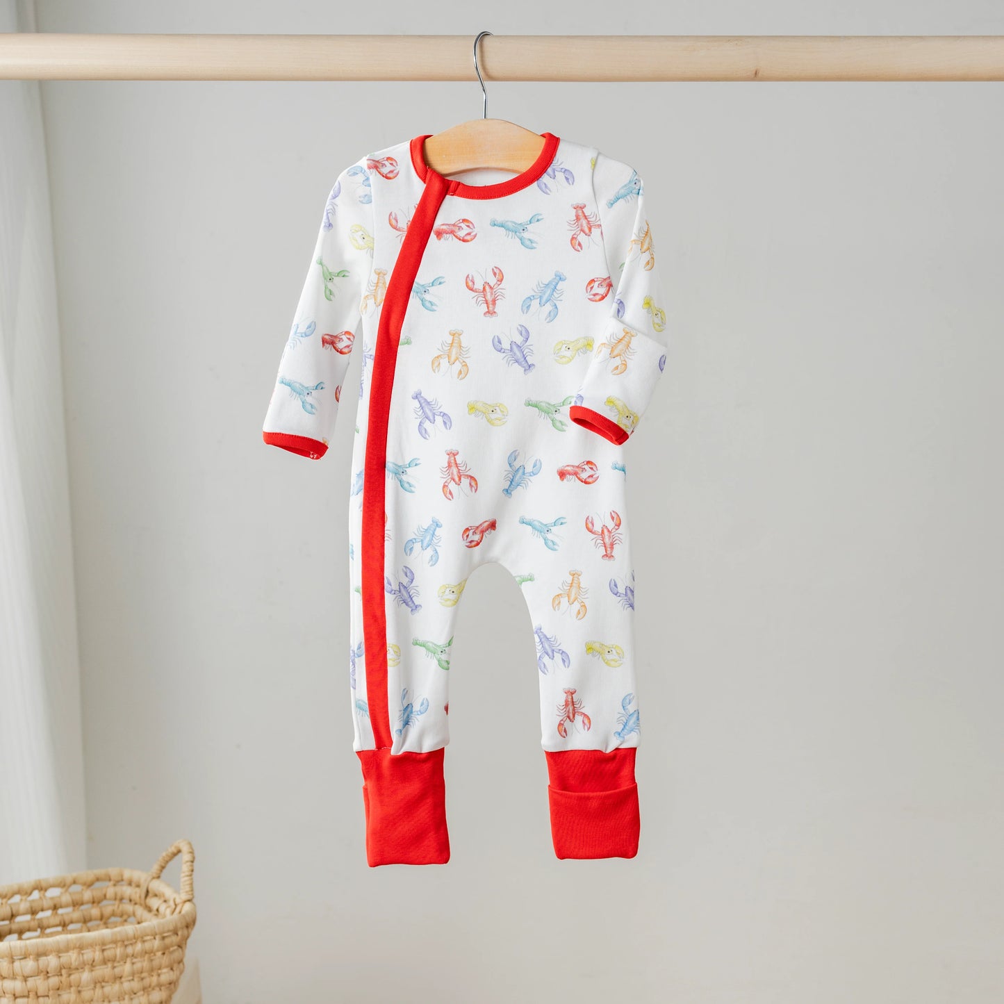 Colorful Claws Cotton Zip Up