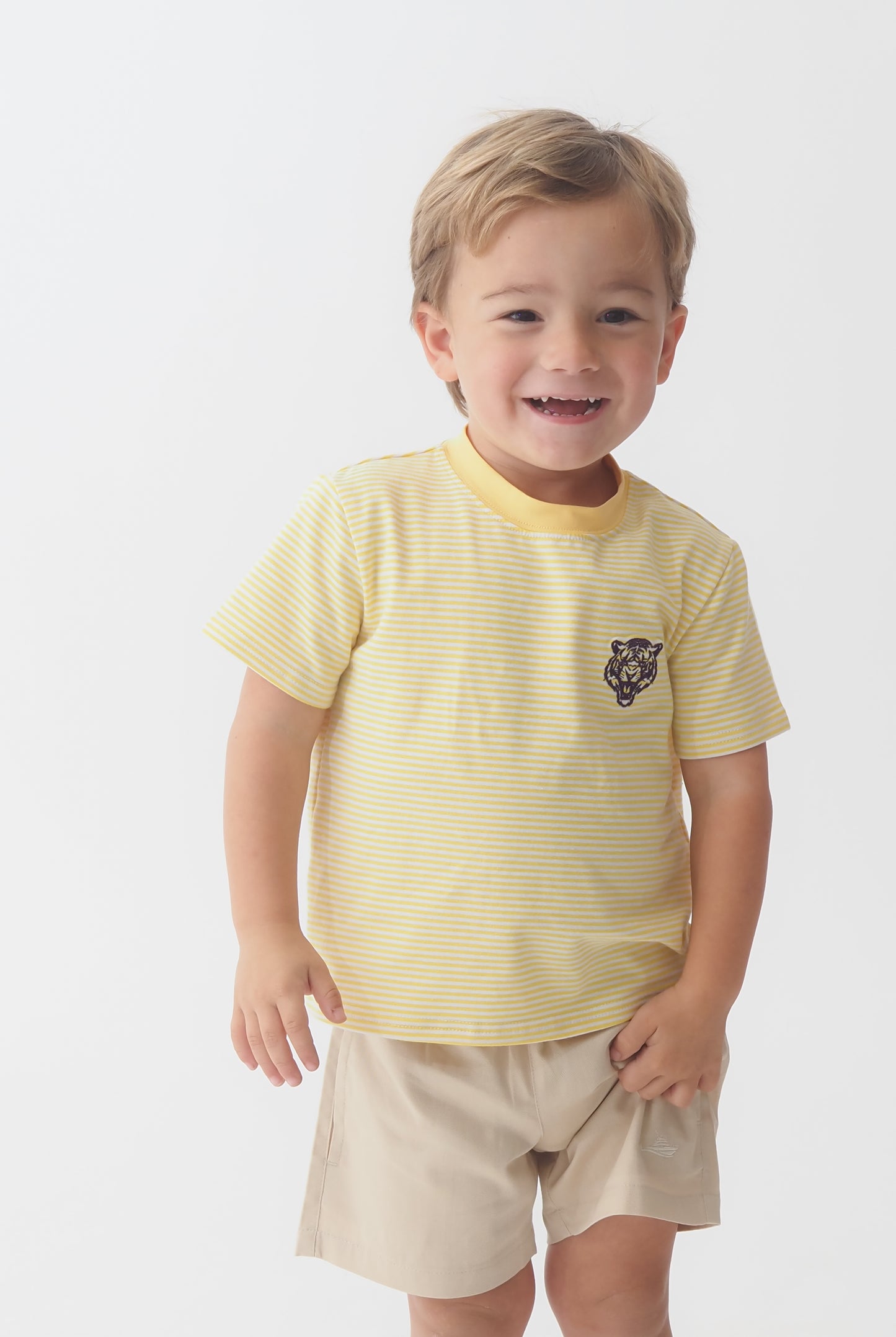 Yellow Striped Tiger Tshirt