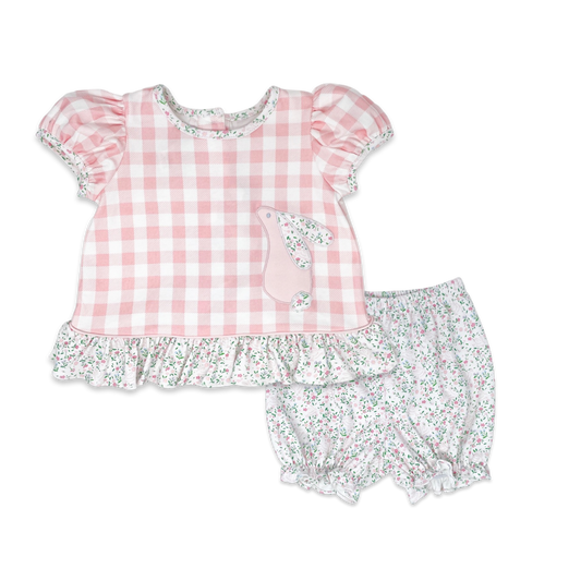 Bunny Pink Bloomer Set