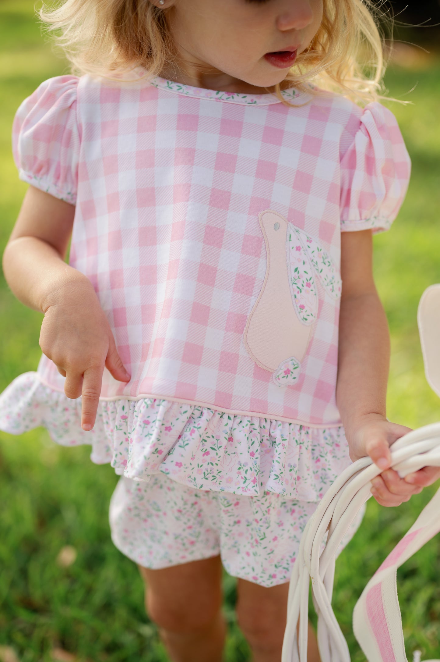 Bunny Pink Bloomer Set