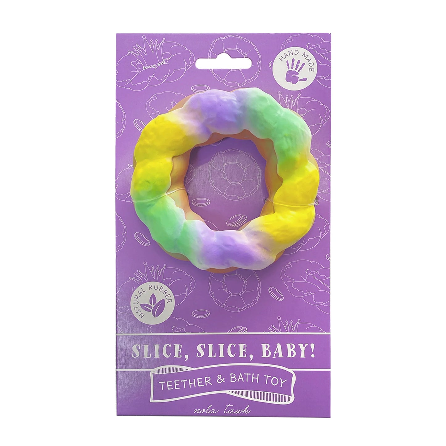 King Cake Teether & Bath Toy