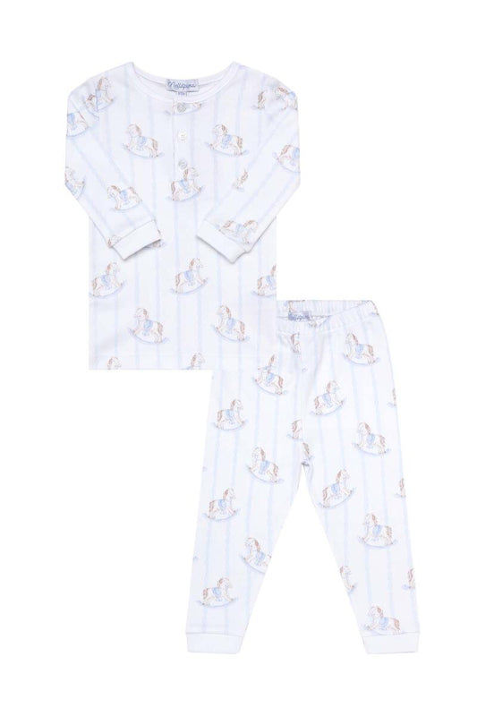 Blue Rocking Horse PJ Set