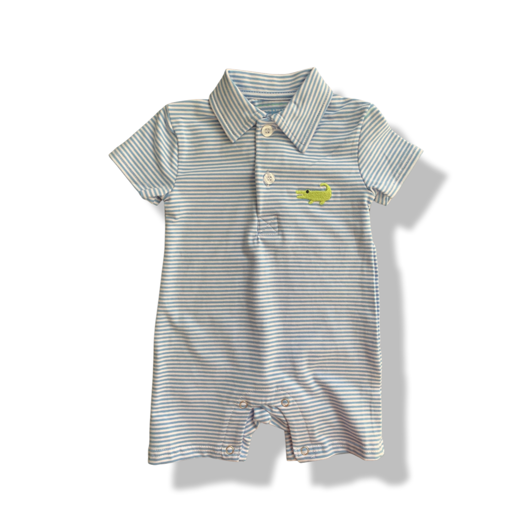 Alligator Polo Romper