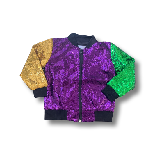 Mardi Gras Sequin Jacket