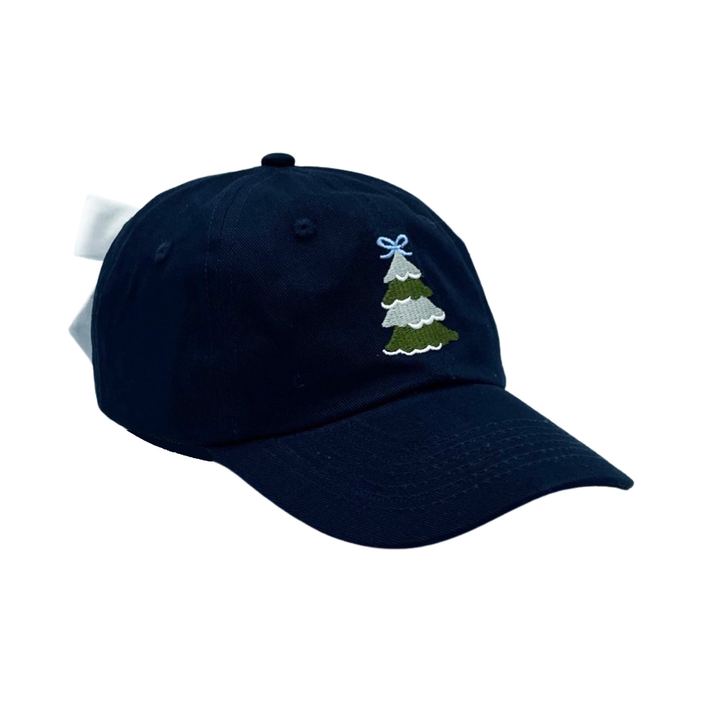 Holiday Tree Bow Baseball Hat